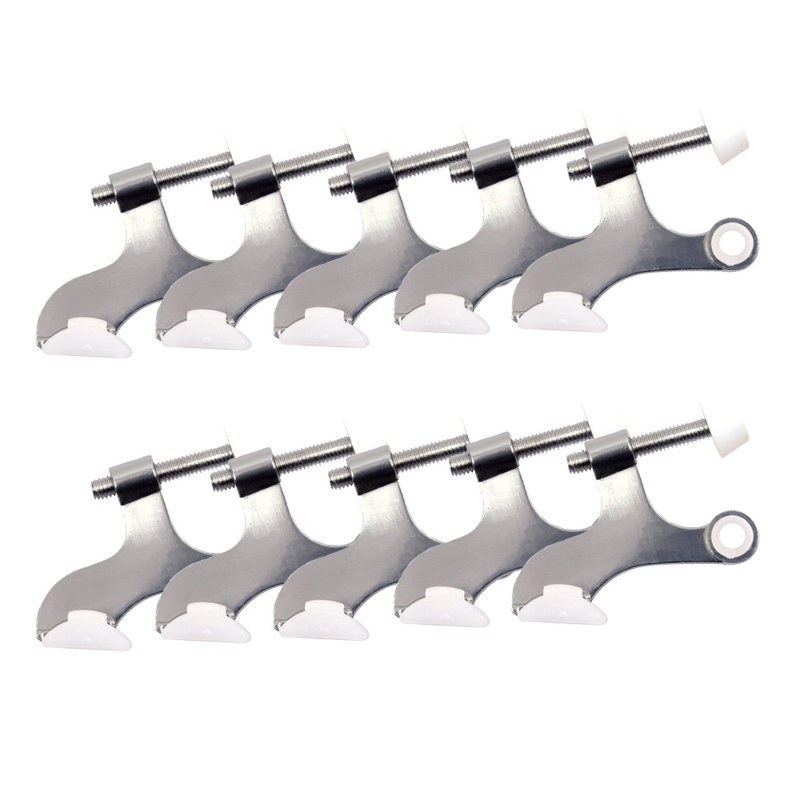 Zinc Hinge Pin Stop, Satin Nickel