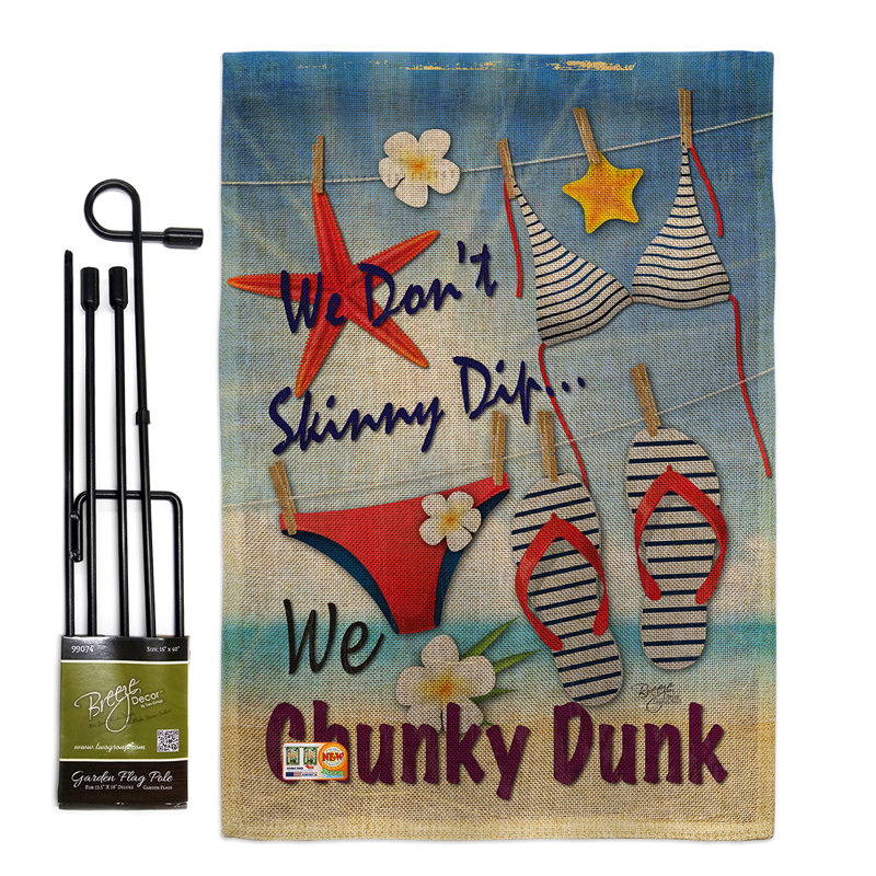 Double Sided 18.5'' H x 13'' W Polyester Flag Set