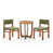 Green Wicker/Teak selected