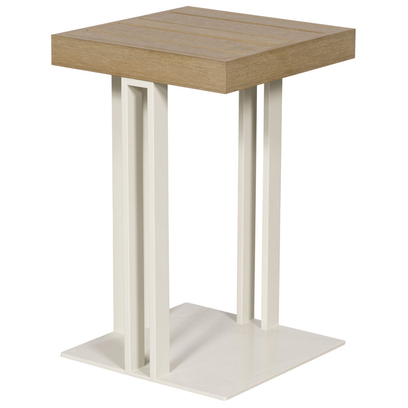 Table d'appoint d'extérieur rectangulaire L 14 po x l 14 po Montecito