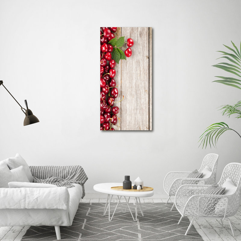 Cherries - Wrapped Canvas Print