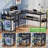 Afjol 47'' L Shaped Desk with Magic Power Outlets, USB Charging Ports and Storage Shelves-826869618