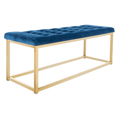 Hayse Velvet Upholstered Bench
