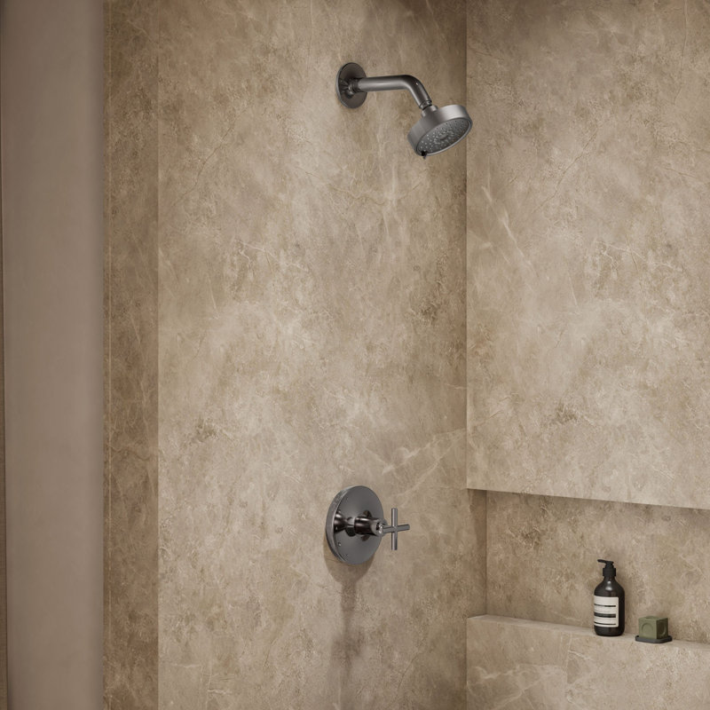 Purist Shower Faucet, Vibrant Titanium