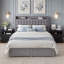 Ensemble de chambre à coucher 3 pièces avec rangement à 2 tiroirs avec charge Avelyn-387237837-387237880