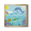 «Mermaid Play II», peinture sur toile encadrée-1182764709-1182764710