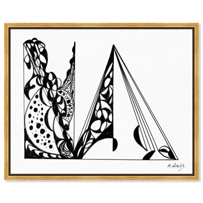 Manuel Roman - String Lyre And Musical Triangle Print by Oliver Gal