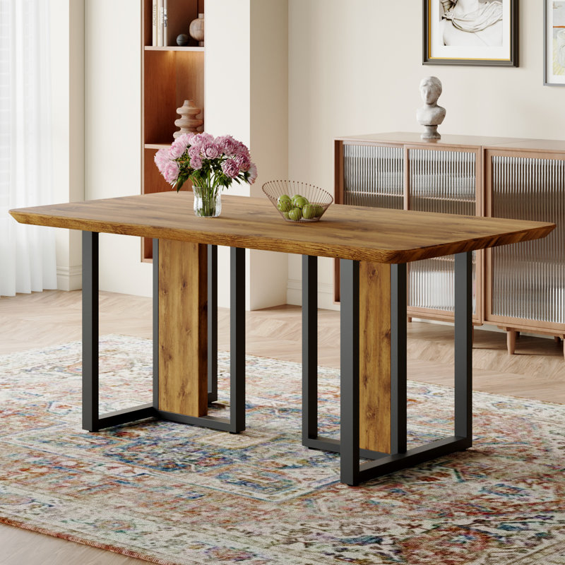 67" Rectangular Wood Dining Table Legs