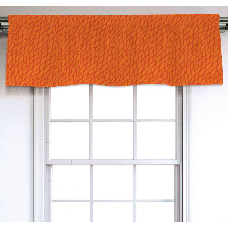 Sateen Ruffled Window Valance