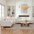 2 Piece Upholstered Goose Feather Down Living Room Set