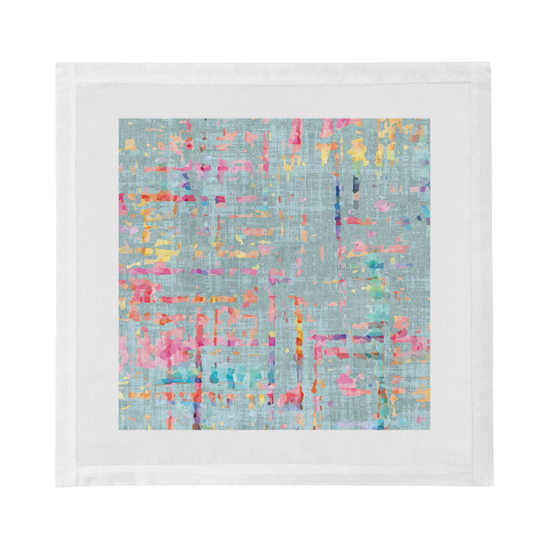 Coco Cotton Sateen Dinner Napkins, Bleu