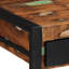 Amileigh Solid Wood Top Metal Base Writing Desk
