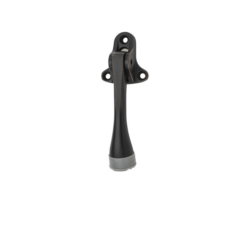 Brass Kick Stop, 5.5" H x 1.75" W x 1.5" D, Oil Rubbed Bronze