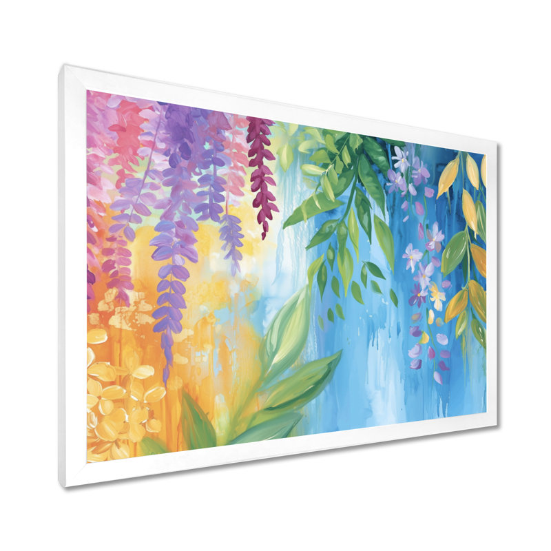 «Summer Jungle Path To Heaven I», reproduction d'art sur toile, H 24 po x l 32 po, Blanc