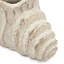 Boîte à fleurs sable et ciment Nautilus avec finition texturée beige-784638702