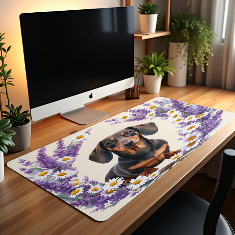 Polyester Desk Pad, 31.5x15.5
