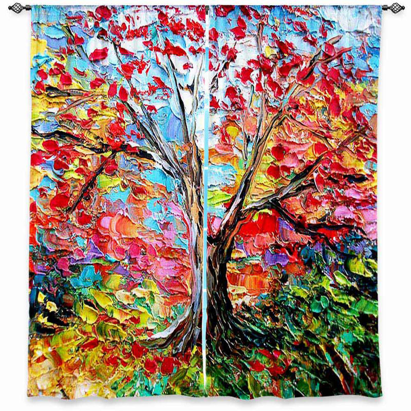 Room Darkening Curtain Pair, 20" W x 61" L