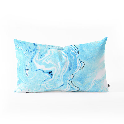 Ocean Marble Indoor/Outdoor Lumbar Pillow
