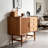 Rolling Shutter Single Door Accent Cabinet