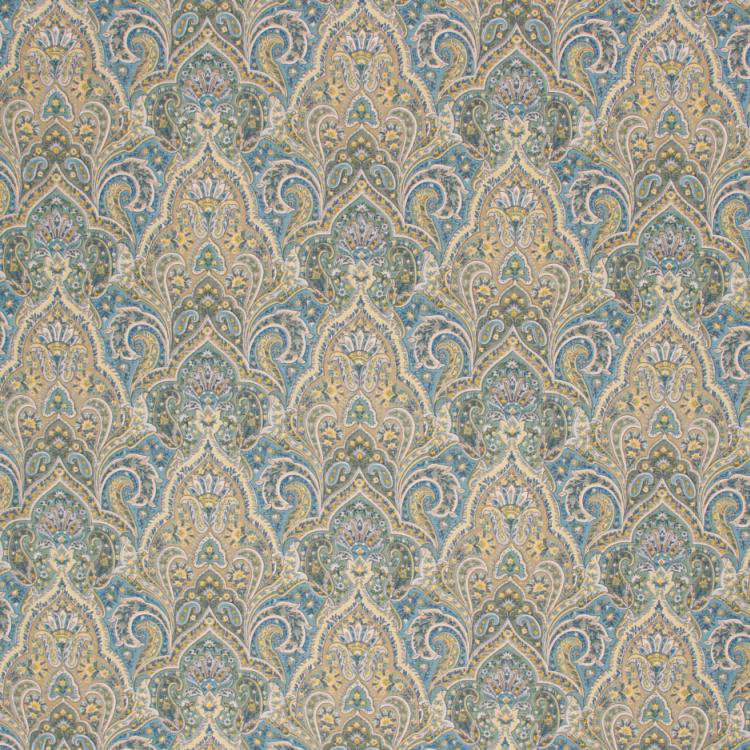 Tissu de motif cachemire picadilly Suite, Rivage