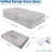 Underbed Storage Containers Bin With Lids, Large Under Bed Storage Organizer Box With Handle, Foldable Under The Storage Bags For Organizing Clothes, Shoes, Blankets, Pillows