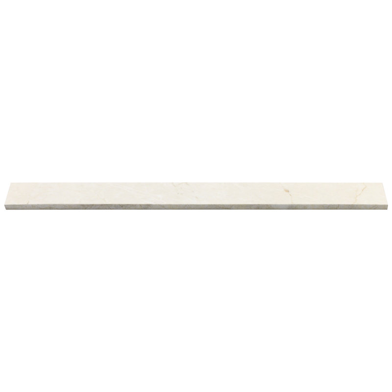 Carreau en porcelaine 24 "x 3" Bullnose, Beige