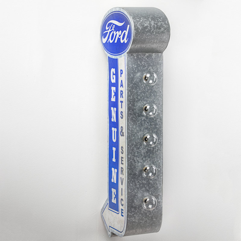 Enseigne del de service et pièces authentique ford