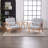 Vintage Luxury Style Accent Chair&Coffee Table Set-916801989-916801991