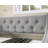 Upholstered and Tufted Daybed with Trundle, Designed as a Sofa Bed Features Buttons and Copper Nails on the Arms.-1946909793