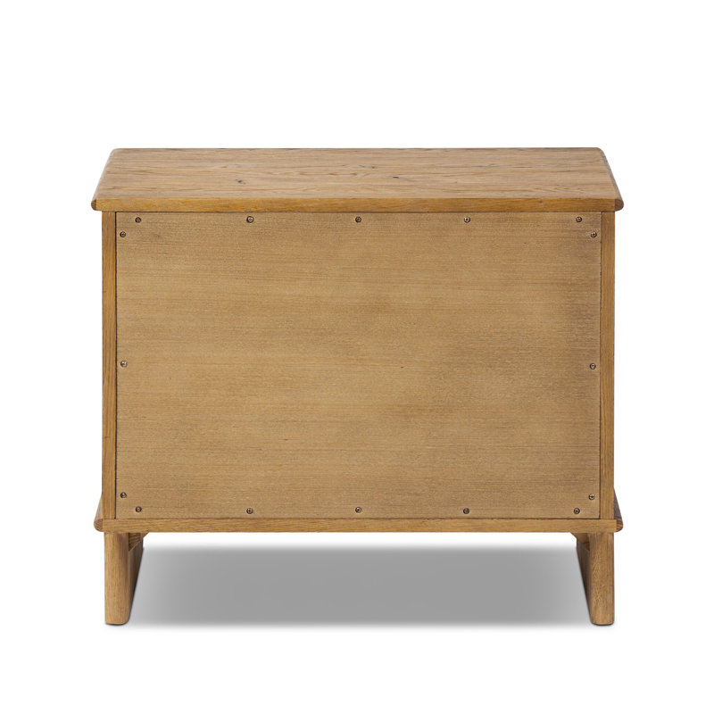 Stella 2 - Drawer Solid Wood Nightstand
