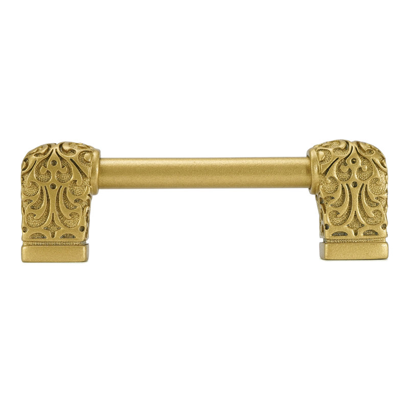 Via Veneto 6" c.c. pull; Soft, Glacier Gold, 3"