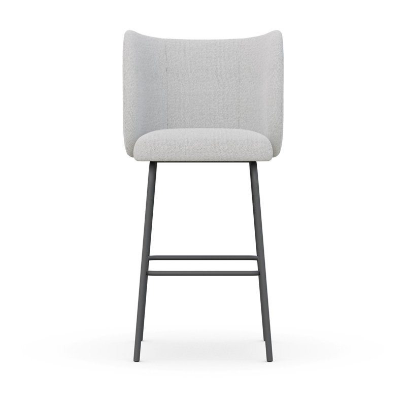 Conroe Yes Stool with Metal Frame, Bar Stool (29.9" Seat Height)