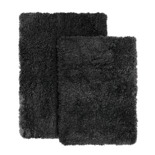 3 Piece Rock Memory Foam Bathroom Mat Set Flannel Embossed Rug Mat Toilet  Lid