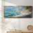 Toile avec cadre flottant or est en rupture de stock
