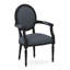 Chaise avec accoudoirs en tissu Dauphin-71069656-71069645
