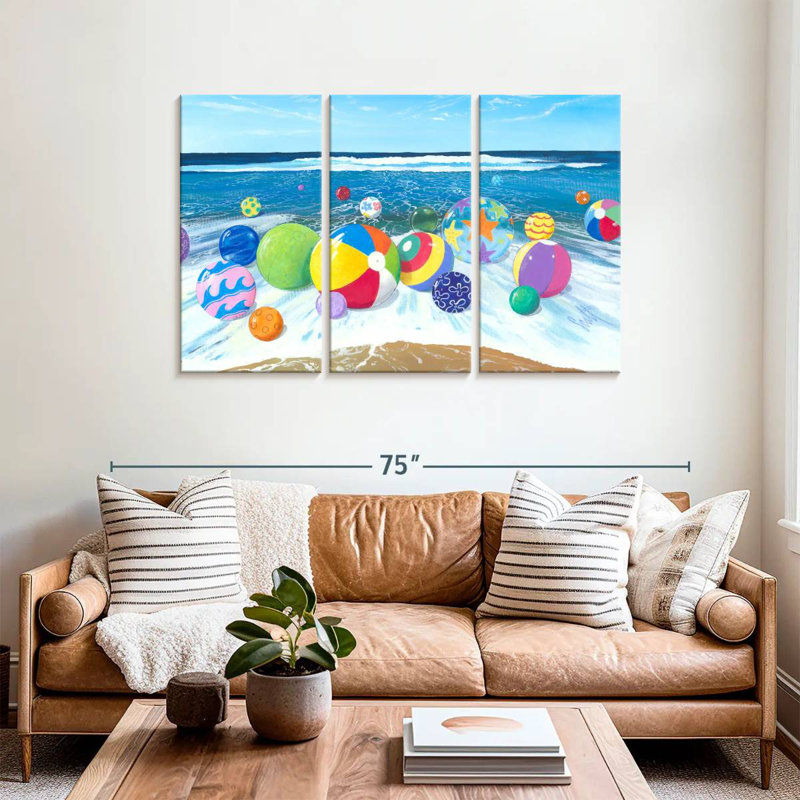 Gillard Beach Balls, 36" H x 57" W