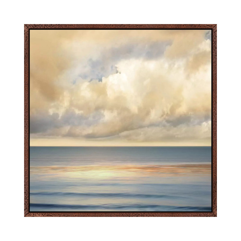 Ocean Light II by John Seba - Print on Canvas, 66.04 cm H x 66.04 cm W, Classic Wood Floater Framed