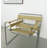 Danta Saddle Leather and Artificial Leather Accent Chair with Stainless Steel Frame-1253410664