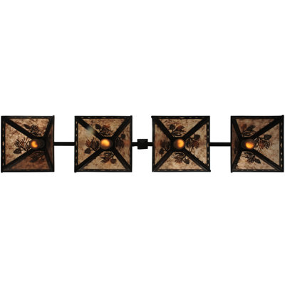 Rustic Lodge 4 - Light Black Kitchen Island Pendant