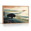 Art mural sur toile, silhouette de bison-990323862