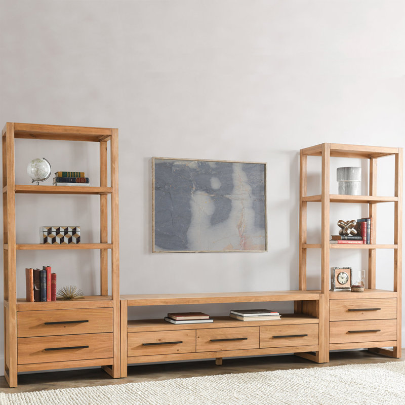 Modica 3-Piece Entertainment Center, Natural