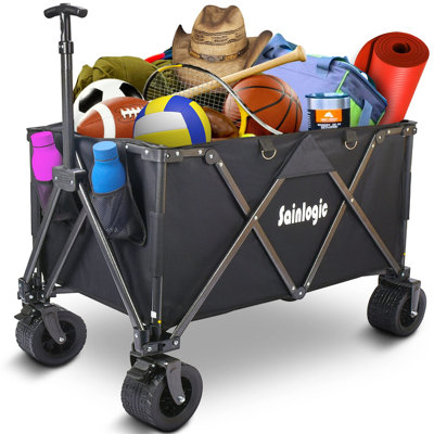 Heavy-Duty Wagon Garden Carts