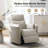 Anneisha Modern Swivel Rocker Power Recliner with Moveable Pillows-50270916