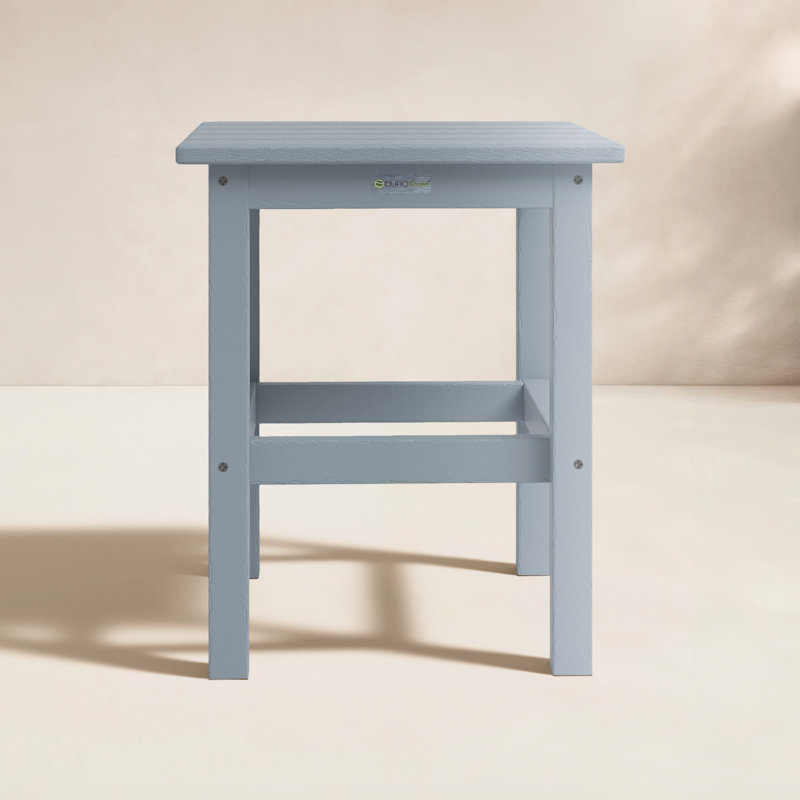 Leighton Square Outdoor Side Table , 15'' in. W 14.25'' in. D, Light Gray