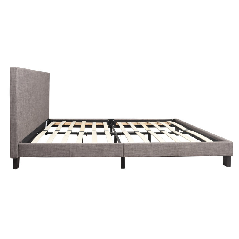 Regency Upholstered Bed Frame, Small Double (4'), Grey