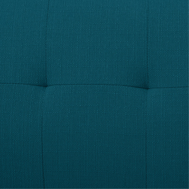 Style Mid-Century Pacifique moderne, bleu, dossier confortable 3, cadre pratique bleu
