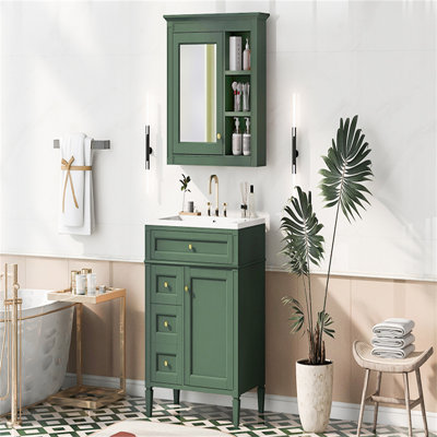 Ensemble de meuble-lavabo autoportant 30 po avec miroir