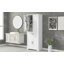 Armoire de rangement pour salle de bain avec portes et tiroir, plusieurs espaces de rangement, tablette réglable-1648461324