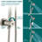 Topcraft 5-Inch Wall-Mounted Rain Shower Head With Multi-Function Handheld Shower-125562381