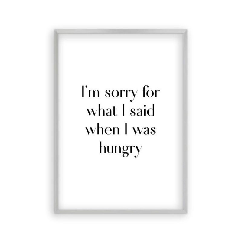 Print, Matt Silver Frame, 41 cm H x 31 cm W